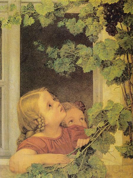 Georg Friedrich Kersting Kinder am Fenster